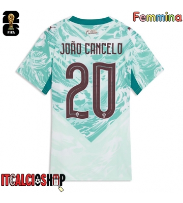 Portogallo Joao Cancelo #20 Seconda Maglia Femmina Mondiali 2026 Manica Corta